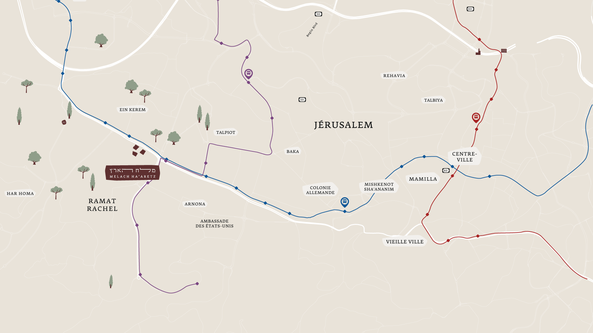 Melach Haaretz Map